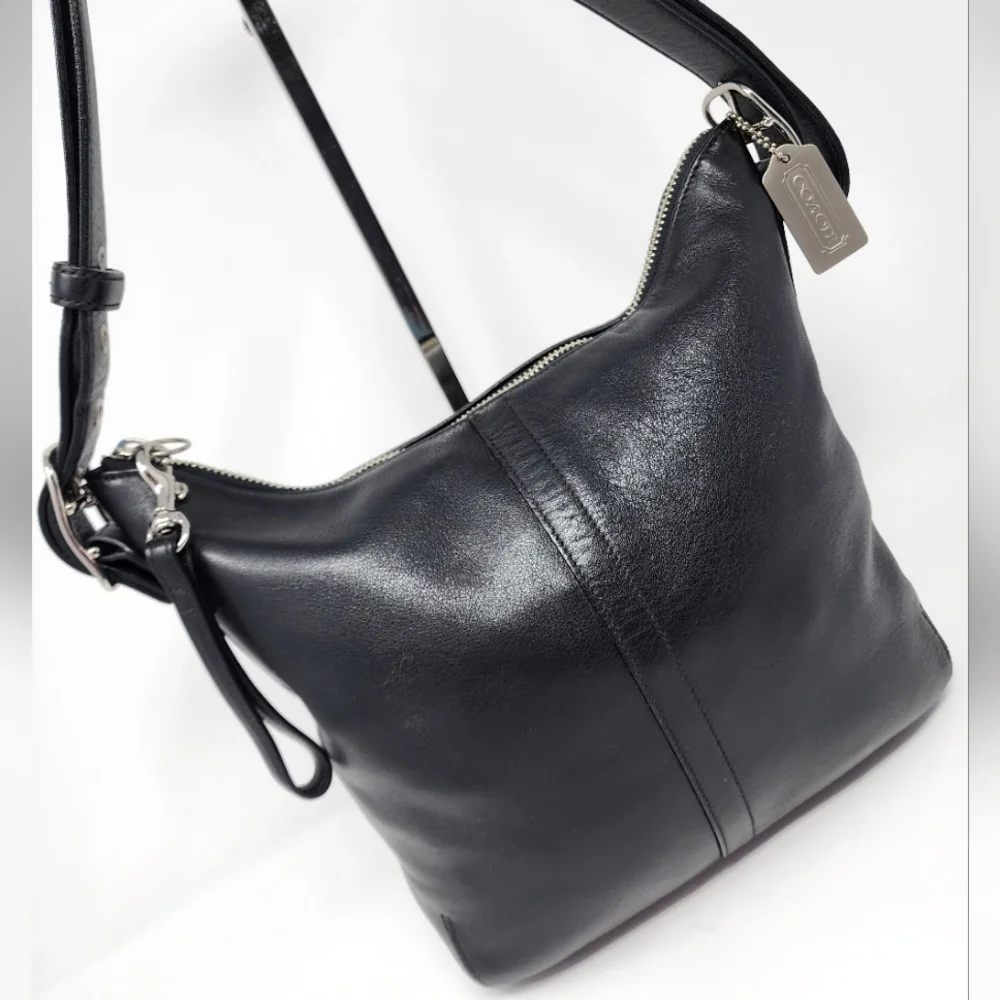 Coach 2 Way Leather Bag - Picture 6 of 14